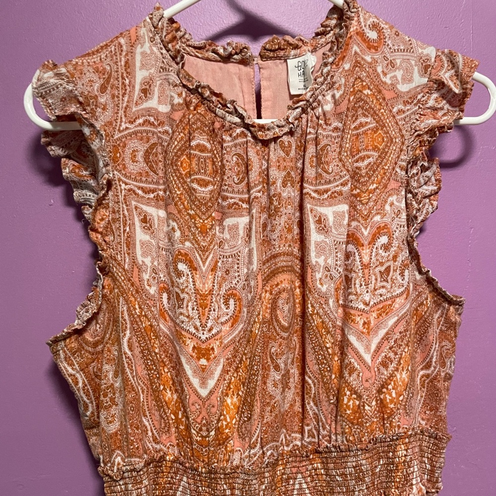Good Hart Paisley Print Dress XL
